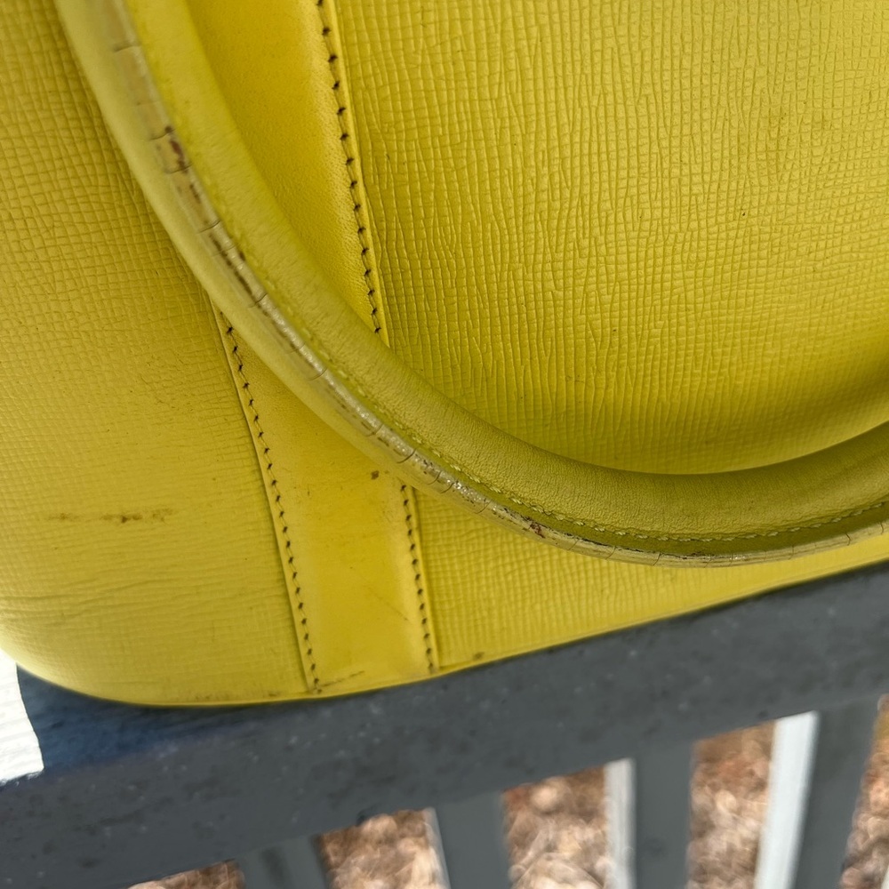MCM Yellow Tote Bag GUc AUTHENTIC - Picture 4 of 16